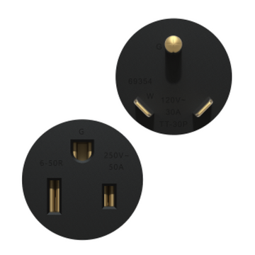 Enerlites Compact Adapter NEMA TT30P to 6-50R